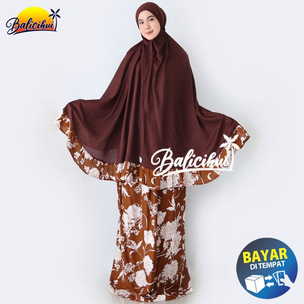 Balicihui Mukena Alina Mukena Bali Jumbo Mukena Bali Dewasa by Balicihui