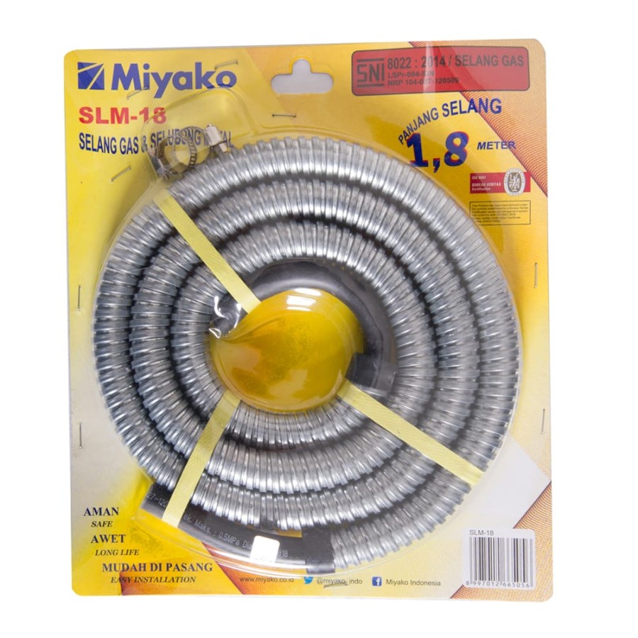 Miyako Selang Kompor Gas SLM-18 (1.8 Meter)