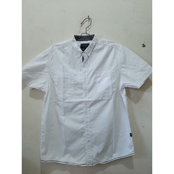 kemeja EMBA ORIGINAL rijekan pabrik putih