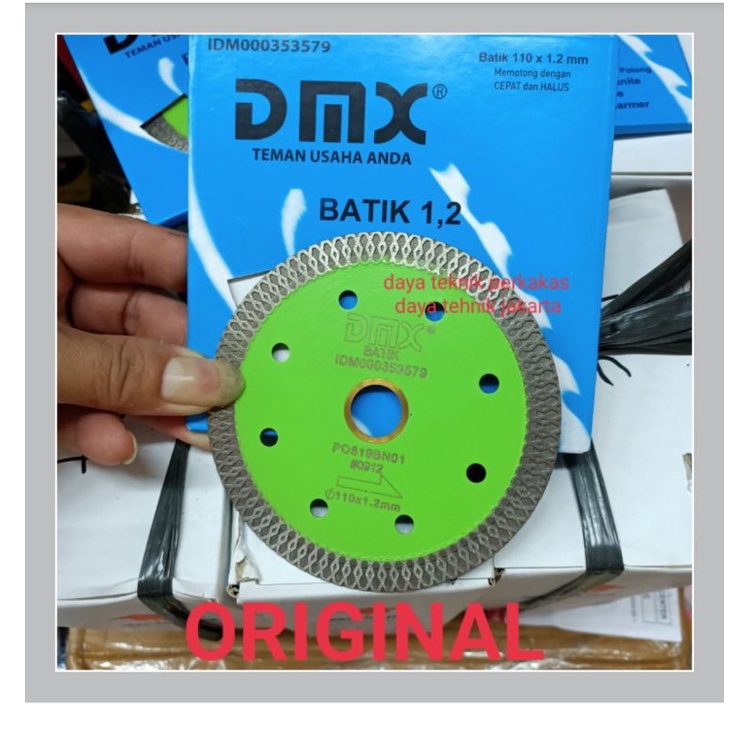 pisau gurinda dmx batik 4" bukan dmx misile - diamond wheel dmx batik ori - dmx potong granite
