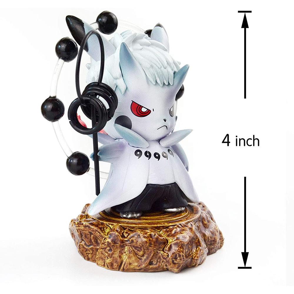Lanfy Actions Figure Hadiah Ulang Tahun Mainan Anak Sasuke Uchiha Pokemon Anime Model Naruto Figure