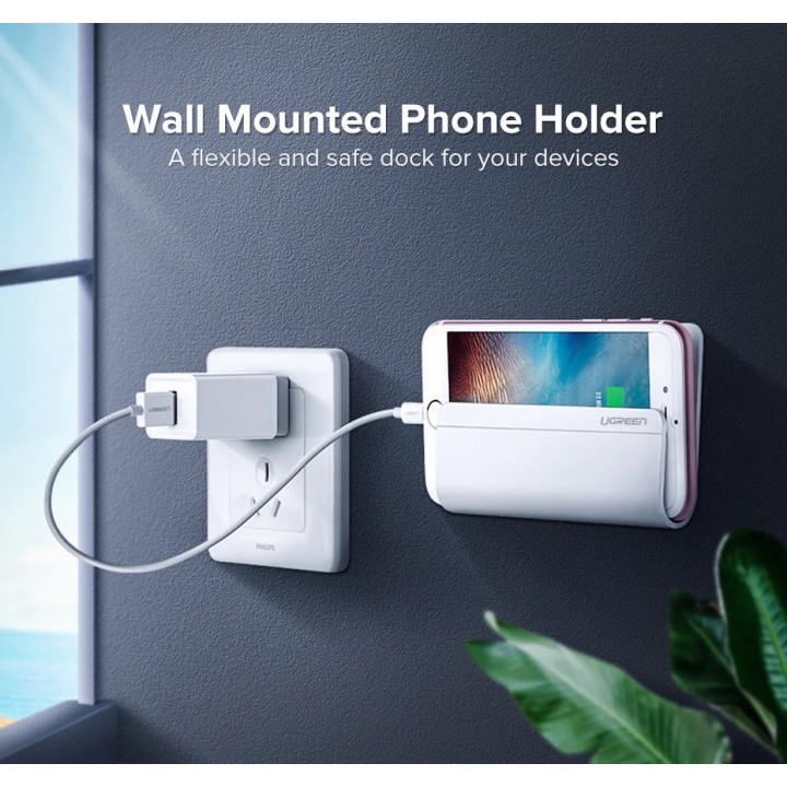 UGREEN 30394 Wall Mount Cell Phone Charging Holder