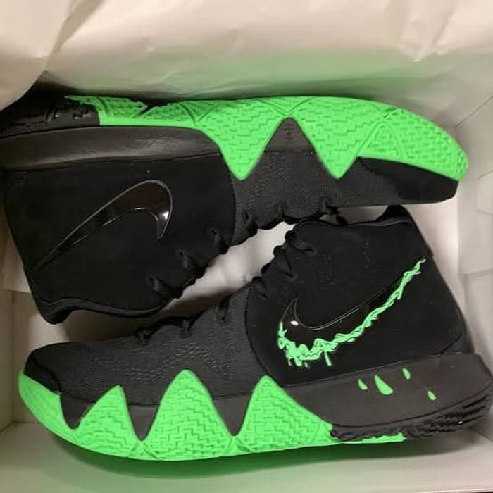 nike kyrie 4 black and green