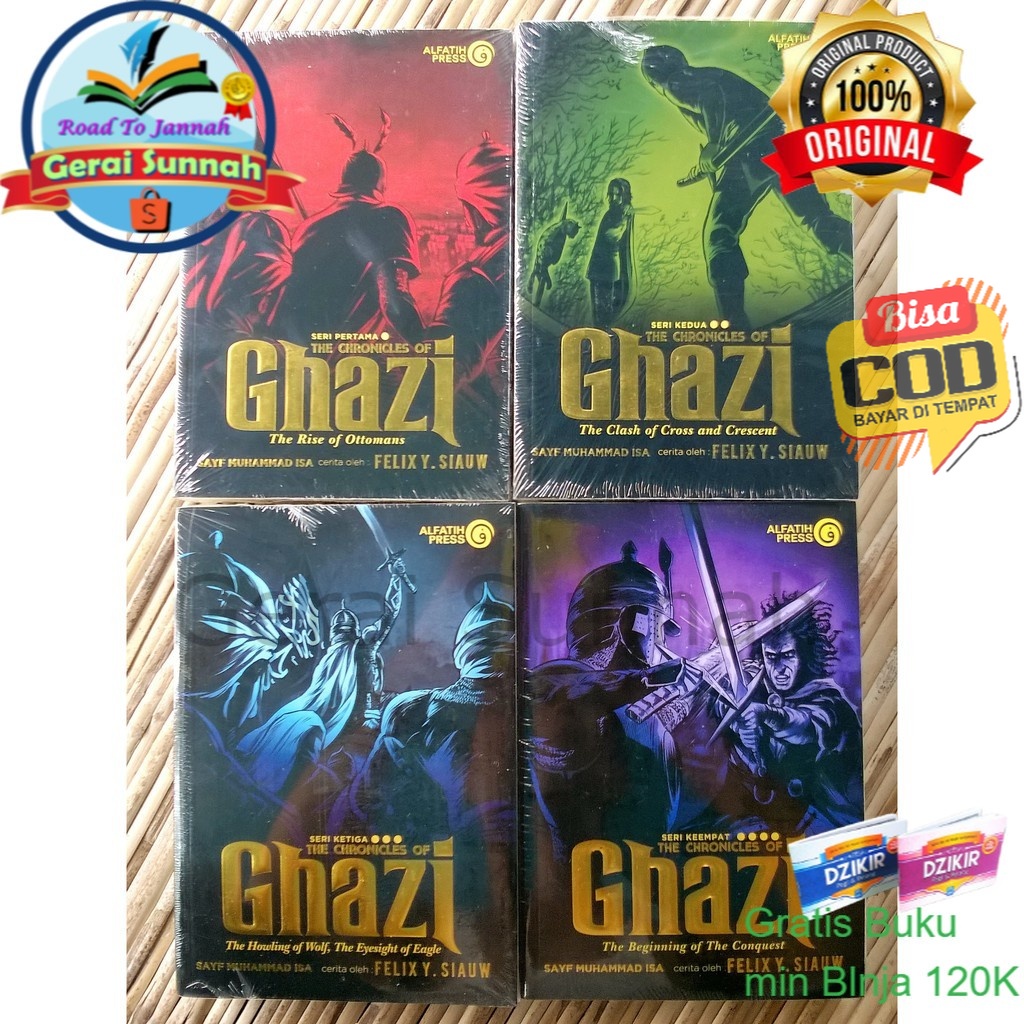 Paket Buku Ghazi Seri 1-5 (TAMAT) - Ustadz Felix Y. Siauw