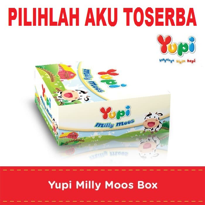 

YUPI MILLY MOOS MILK BOX isi 24 PCS - ( HARGA PER BOX )