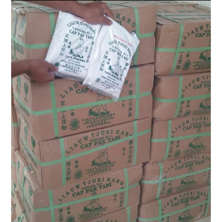 

RB22 Tepung Tapioka Cap Pak Tani Liauw Tjoei Kang Kemasan 1 Kg