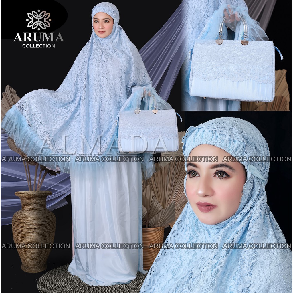 MUKENA Brokat Tile Mewah Seserahan Pernikahan Brukat PREMIUM