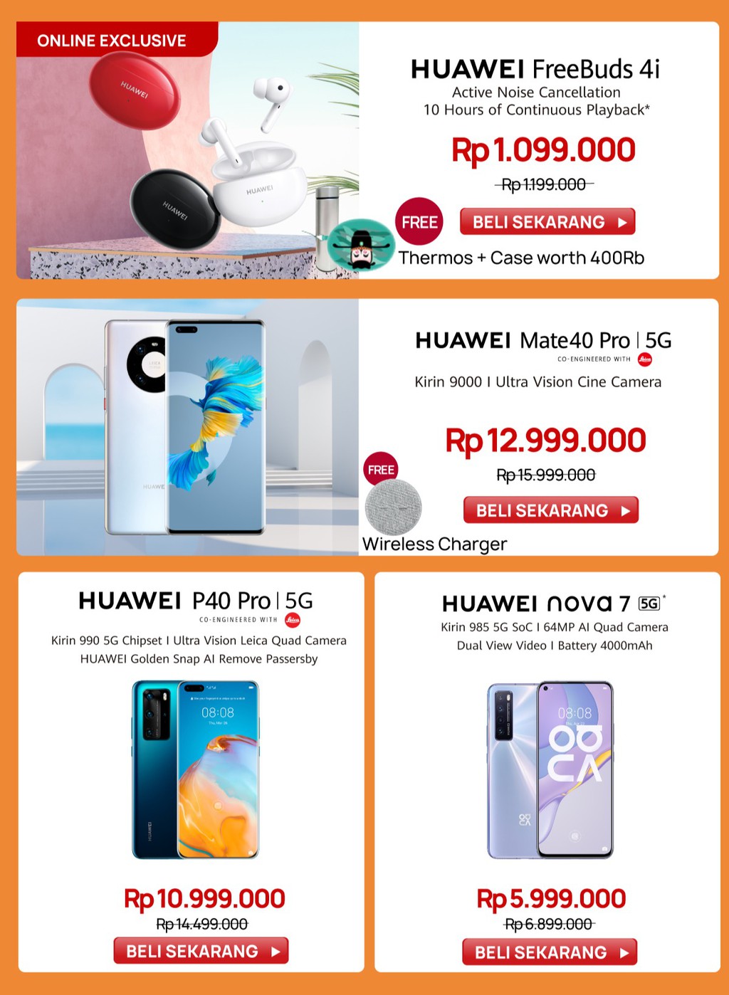 Toko Online Huawei Official Store | Shopee Indonesia