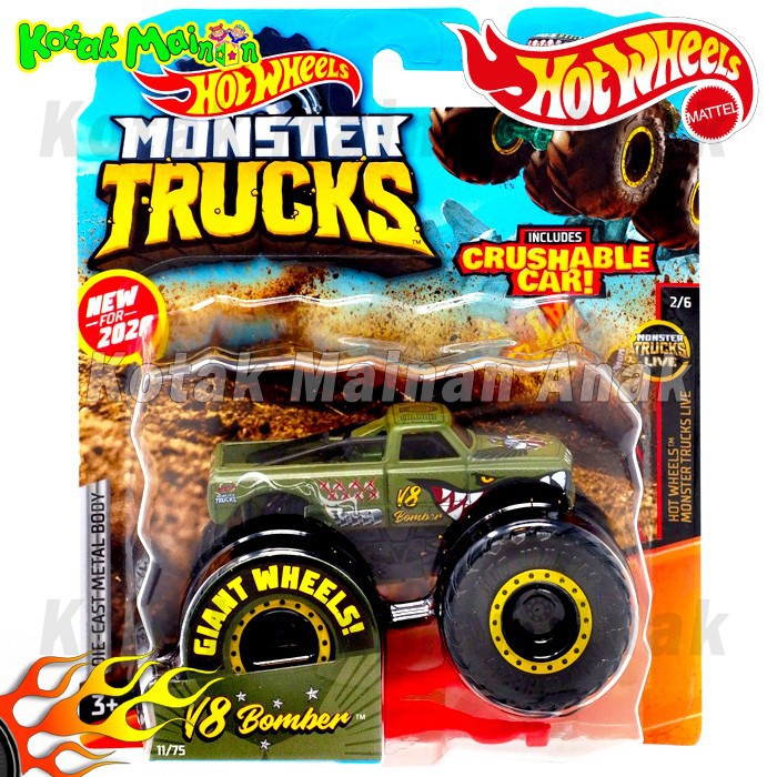 hot wheels monster truck v8 bomber