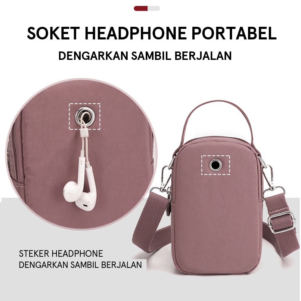 Hathin muii - Tas Selempang Wanita Sling Bag Wanita Hand Bag Wanita