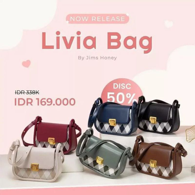 Livia Bag Tas Selempang Jims Honey