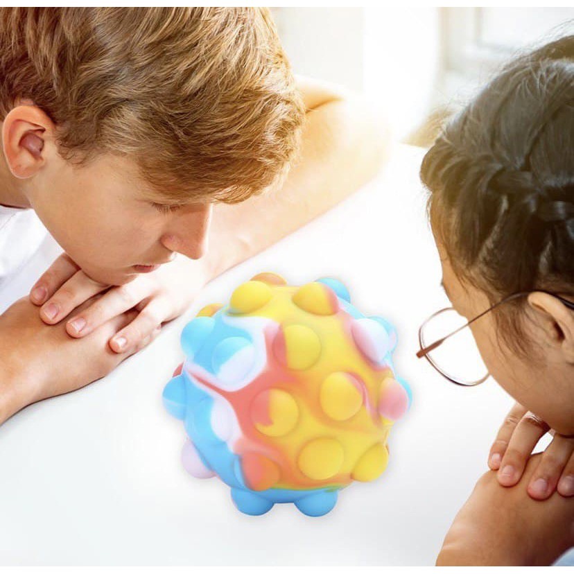 [Rumah Mainan] Pop It Ball Needoh Bayi Stress Ball 3D Bola Squishy New Fidget Toy Mainan Anak Viral-3