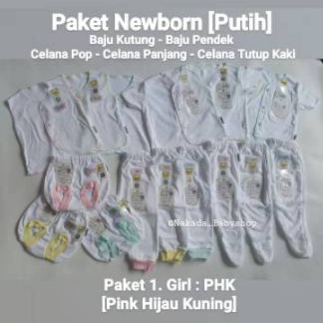  FLUFFY  PERLENGKAPAN BAYI  BARU PAKET  BAJU  BAYI  NEWBORN 0 