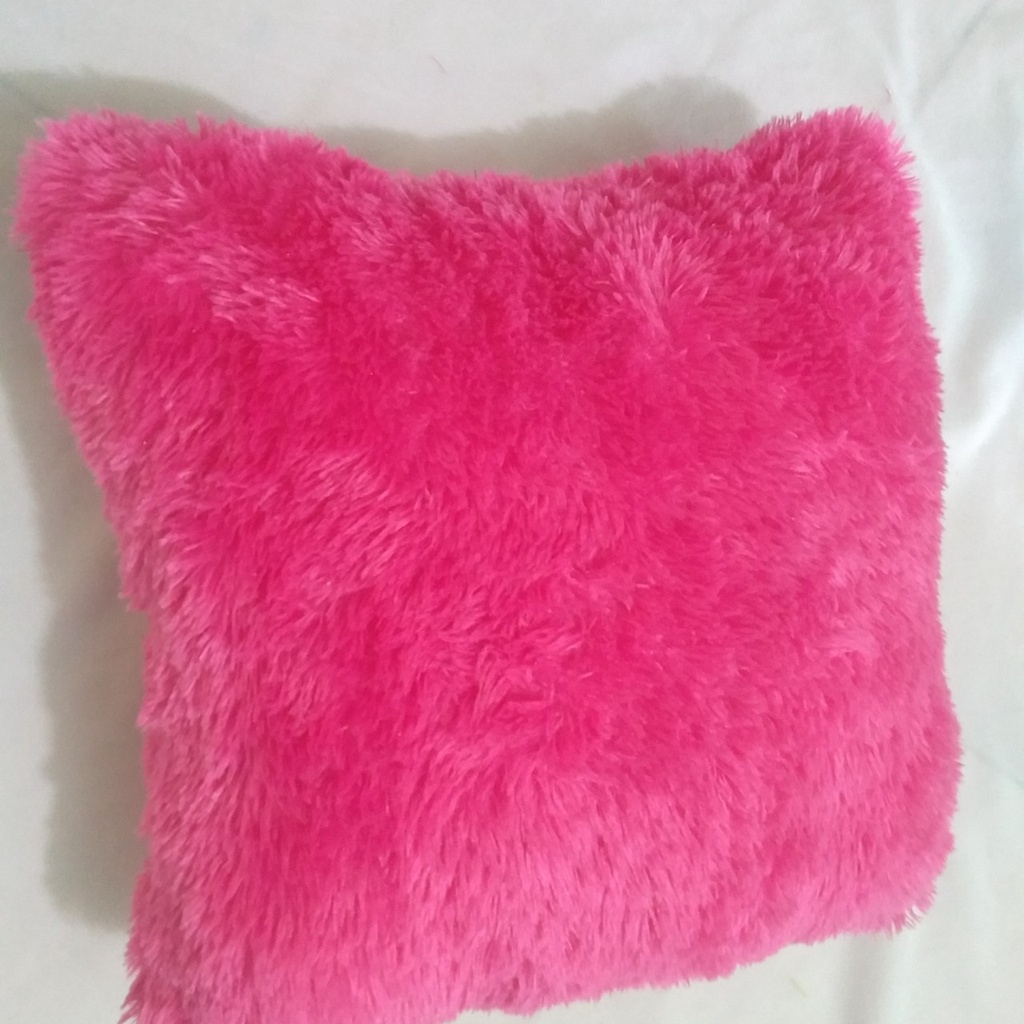 BANTAL KOTAK POLOS BULU RASFUR terlaris,murah,bisa cod