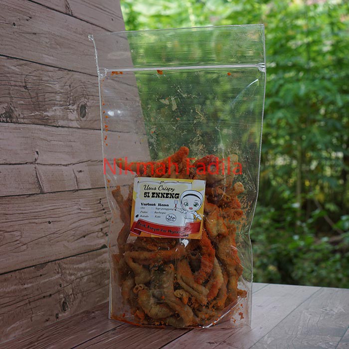 

100 gram > Usus Ayam Crispy / Kripik Usus Crispi Enak Gurih Renyah Kriuk Banyak Rasa