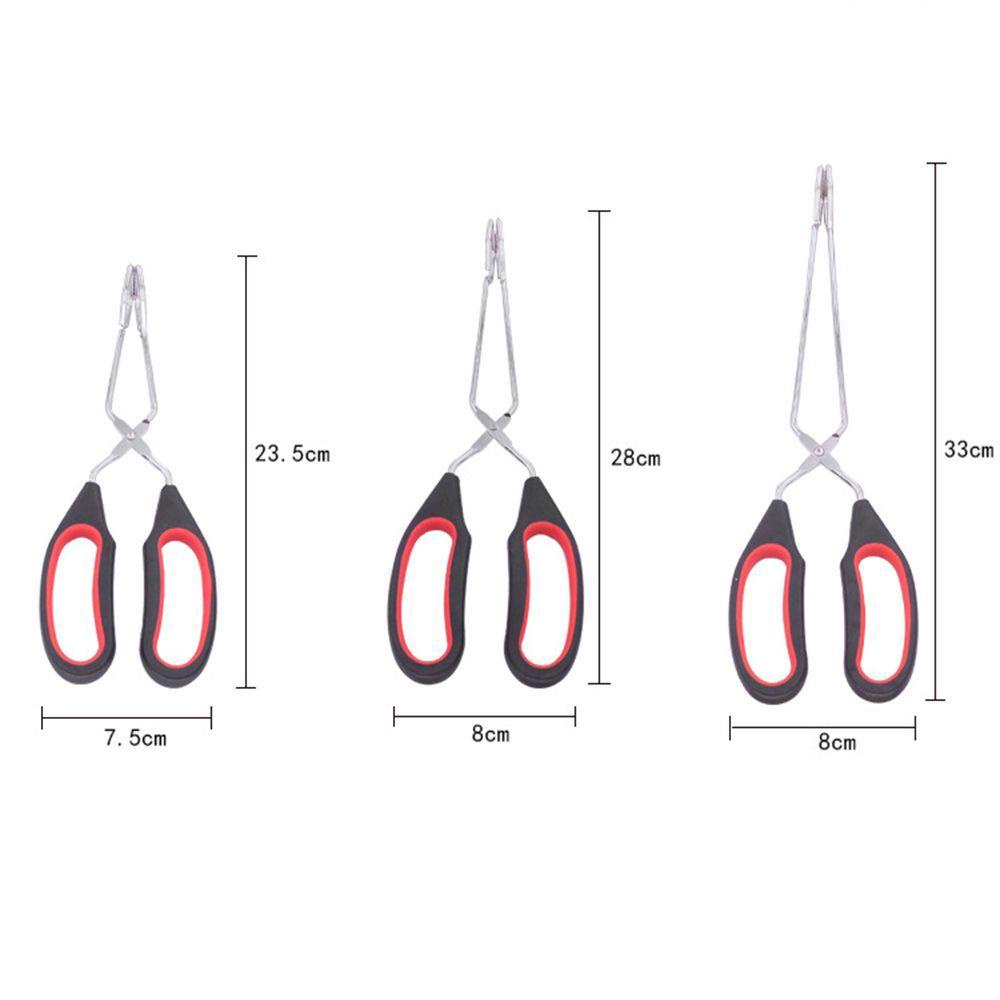 Klip Penjepit Makanan BBQ Bahan Metal Flexible Multifungsi Tahan Lama