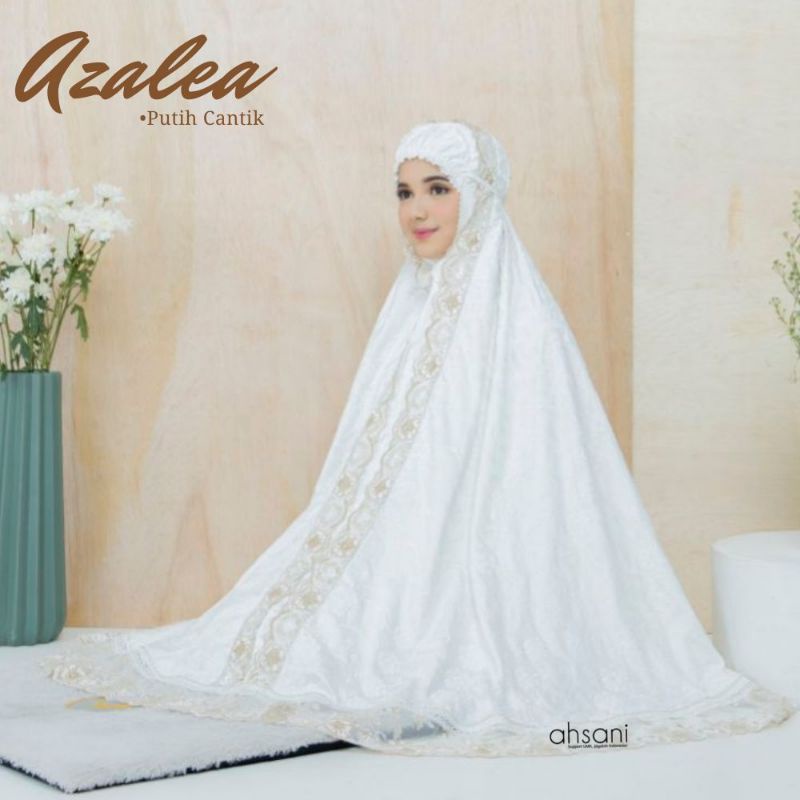 MUKENA BORDIR SUTRA SUPER AHSANI MUKENA AZALEA