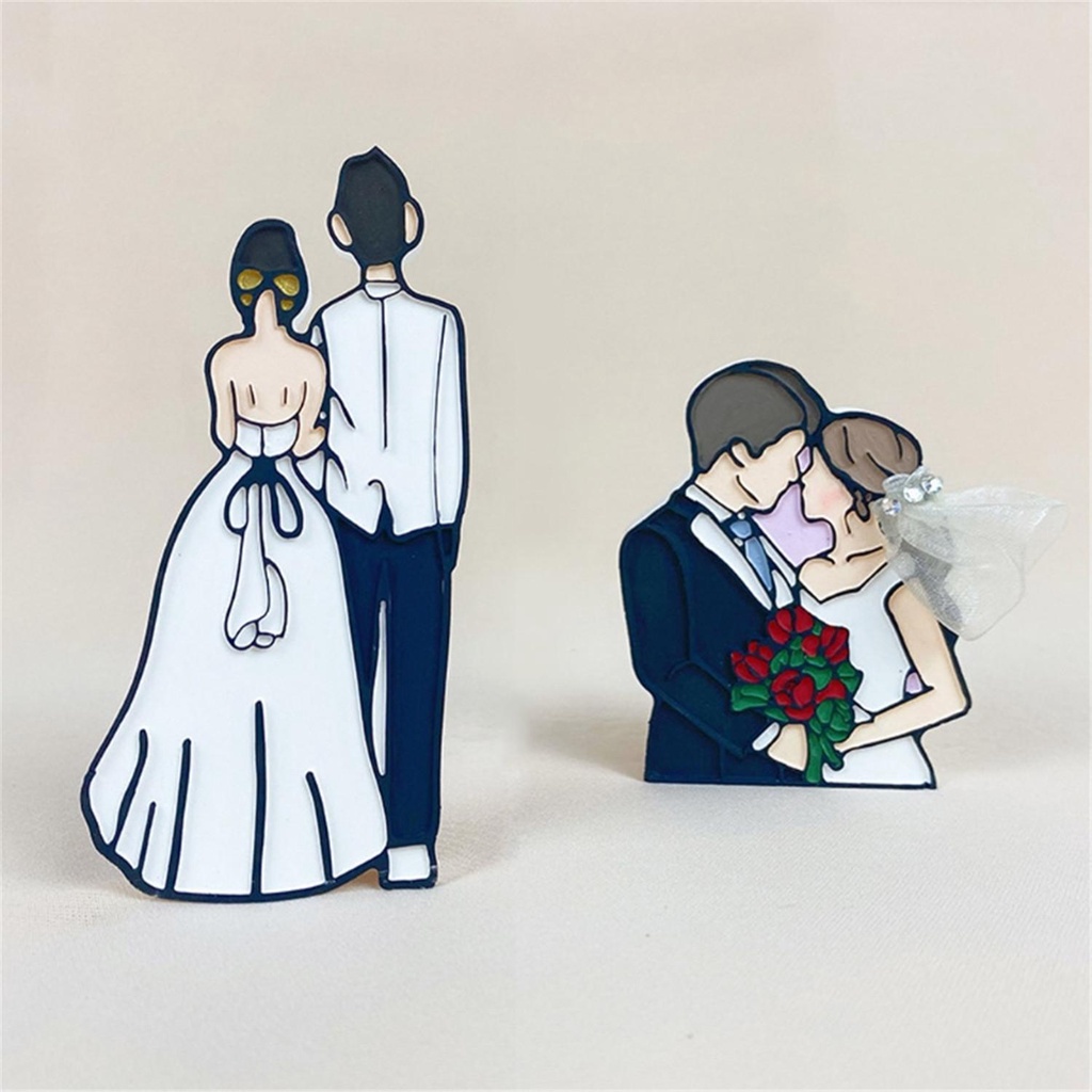 Solighter Foto Pernikahan Cetakan Resin Silikon Alat Membuat Perhiasan DIY Art Coaster Silicone Mould