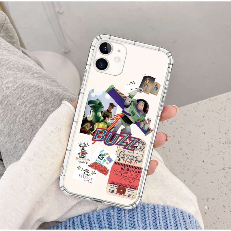 Disney Tony Story Cute Cartoon IPhone XR 11 13 Pro 12mini 12 Pro Max 6s 7 8 Plus TPU Cover Soft Transparent Lovely Case-3