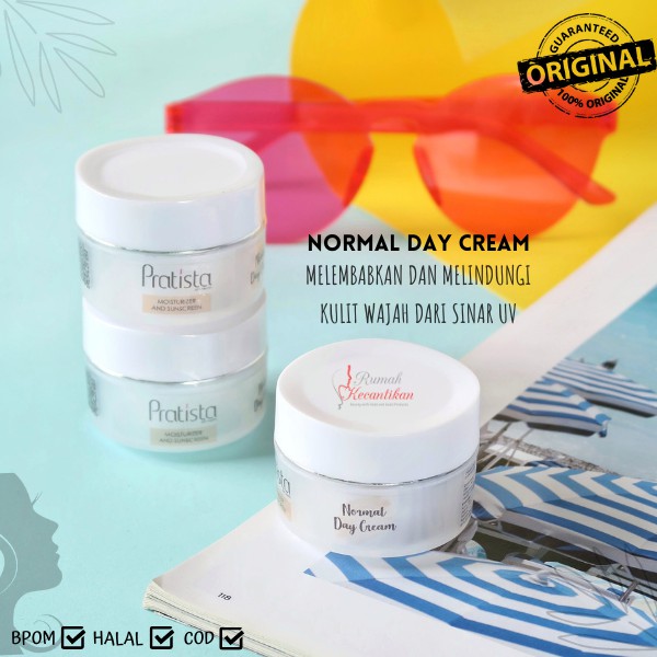 Krim Wajah Cowok Mencerahkan Dan Melindungi Kulit Dari Sinar Uv Pratista For Men Normal Day Cream Shopee Indonesia