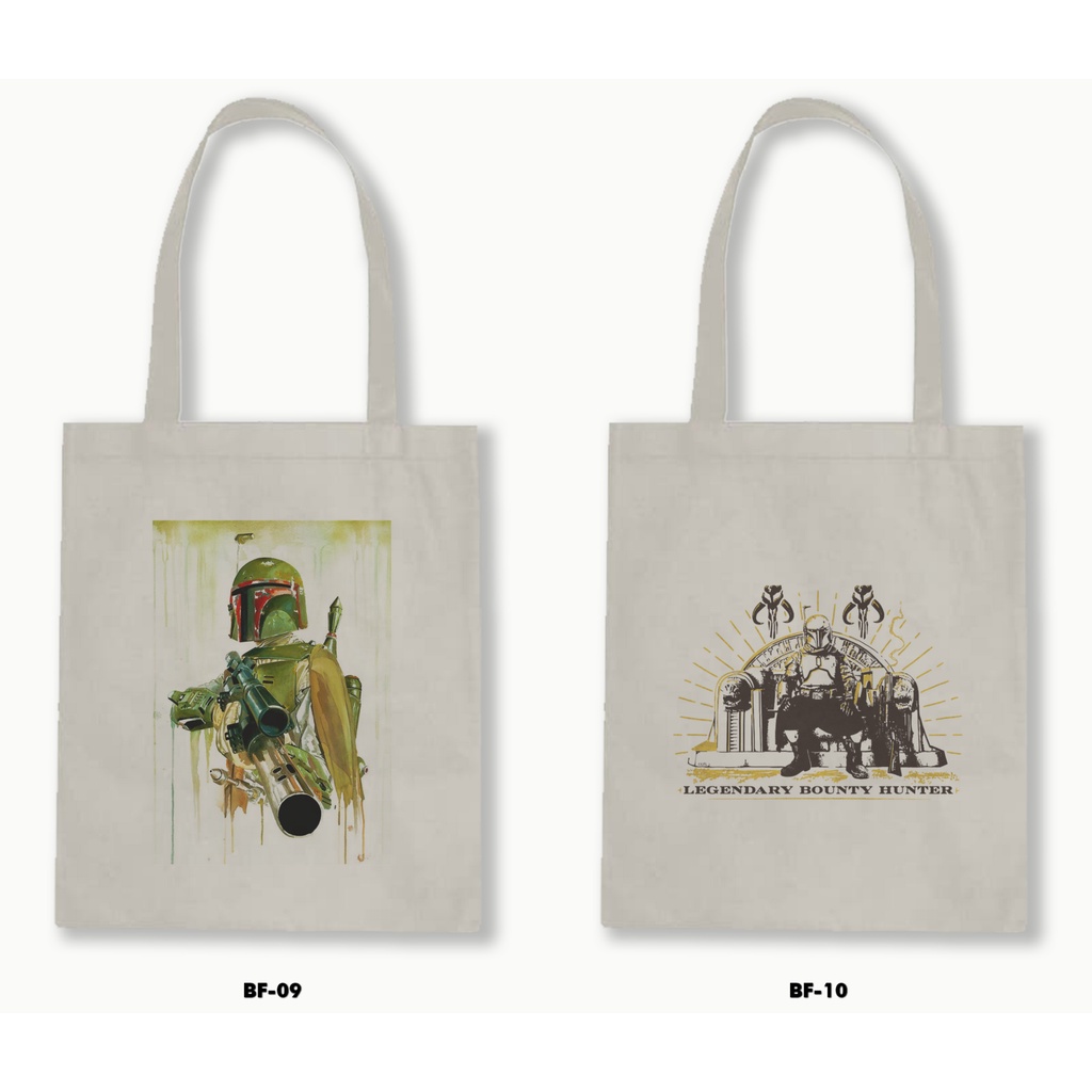 TOTE BAG BLACU - BOBA FETT - STAR WARS