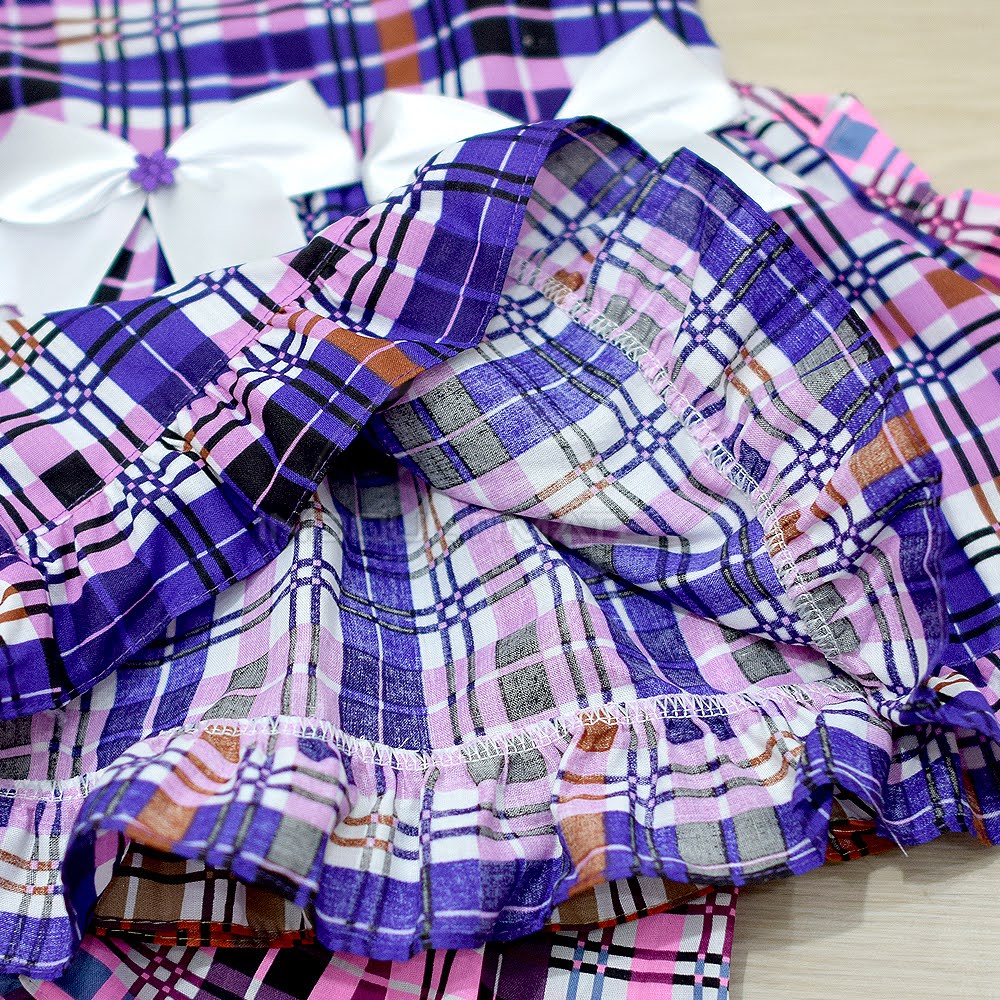 Dress Bayi Pesta Baju Dress Bayi Perempuan + FREE Bando TRS-118 Dress Rok Bayi Baju Rok Terusan Bayi