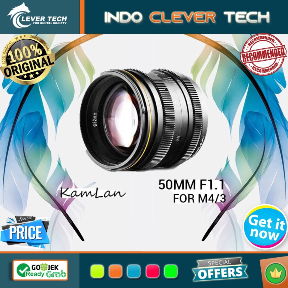 Kamlan for Micro Four Thirds 50mm f/1.1 APS-C