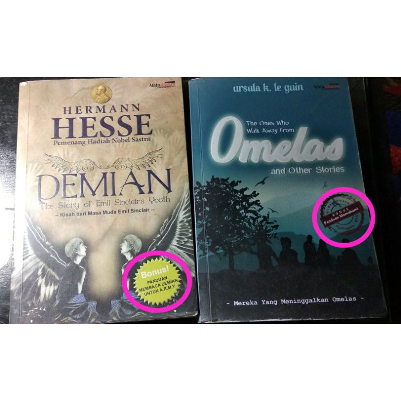 Novel DEMIAN dan Novel THE ONES WHO WALK AWAY FROM OMELAS (BEKAS)