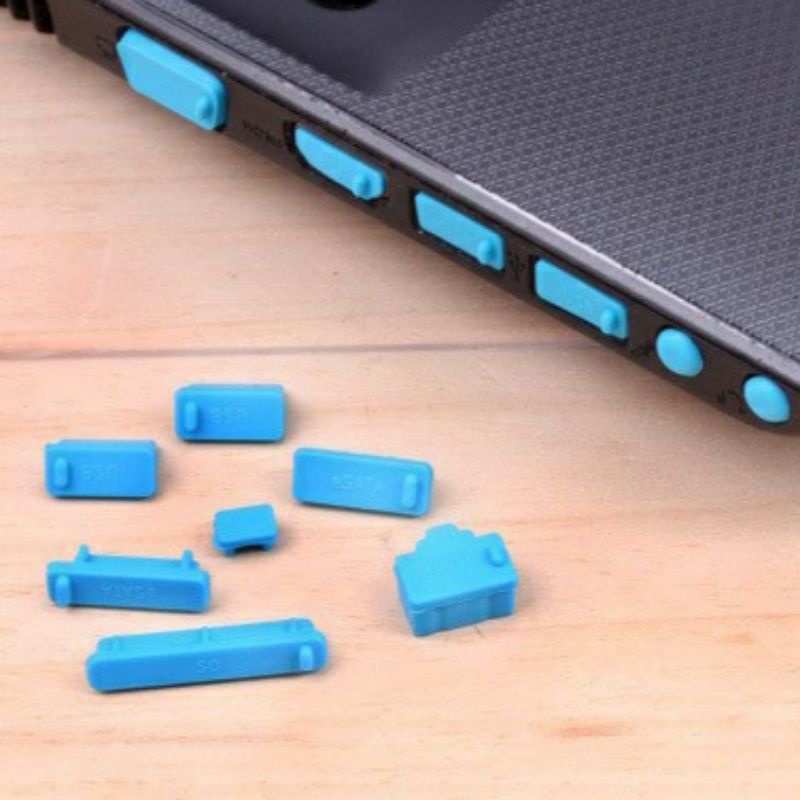 penutup port laptop silikon ( 13pcs ) vga hdmi usb
