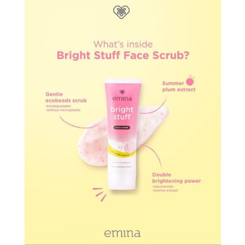 EMINA BRIGHT STUFF FACE SCRUB