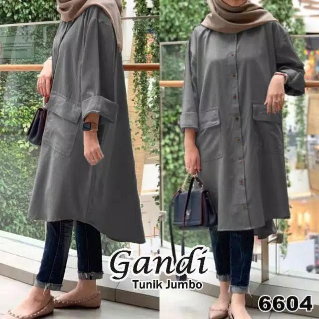 GANDI TUNIK OVERSIZE JUMBO WANITA XXXL