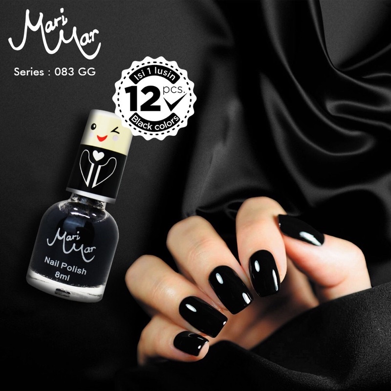 MARIMAR Nail Polish Hitam GIRLSNEED77