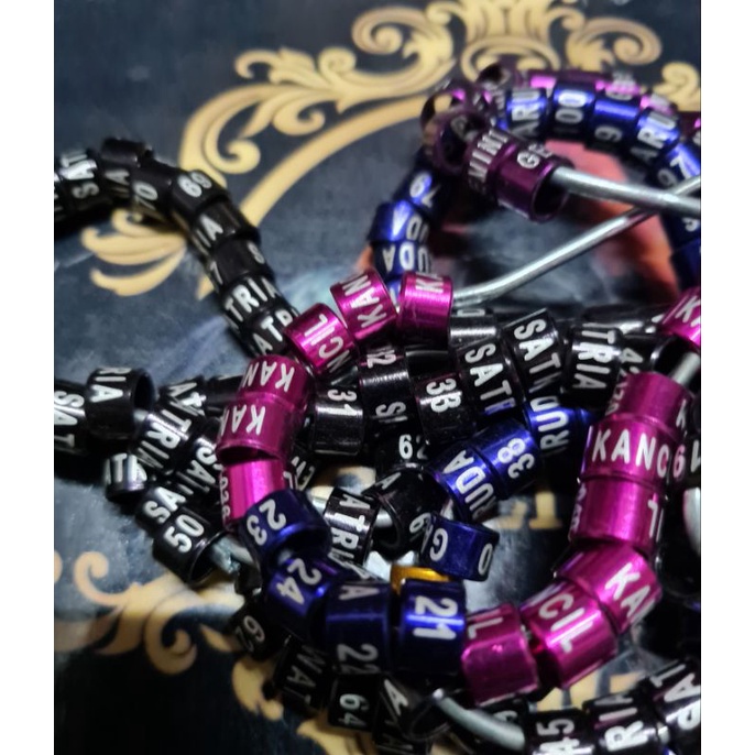 25 RING MERPATI LASER CINCIN BURUNG gelang merpati nama cincin dara tdk trima request nama atau apapun