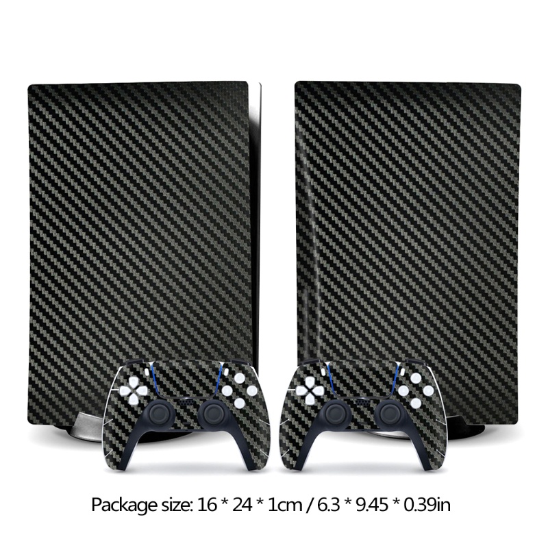 Btsg Untuk CD-ROM Disk Edition Carbon Fiber Skin Stiker Decal Cover Console Disc