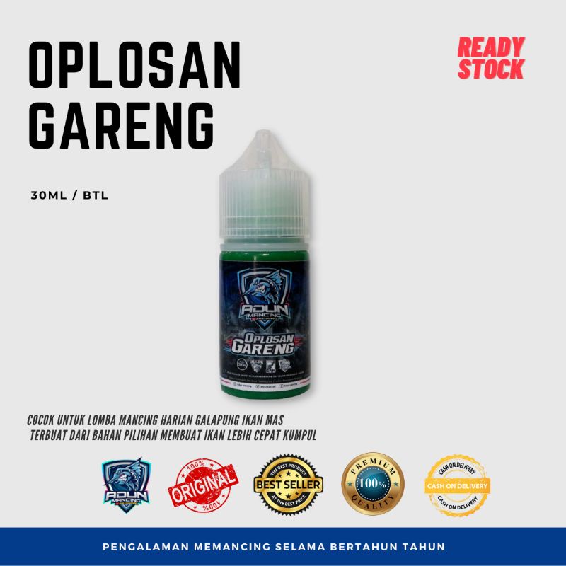 Jual Essen Oplosan Gareng 30ml Premium Cocok Untuk Lomba Ikan Mas Atau Galapungan Ikan Mas 1287