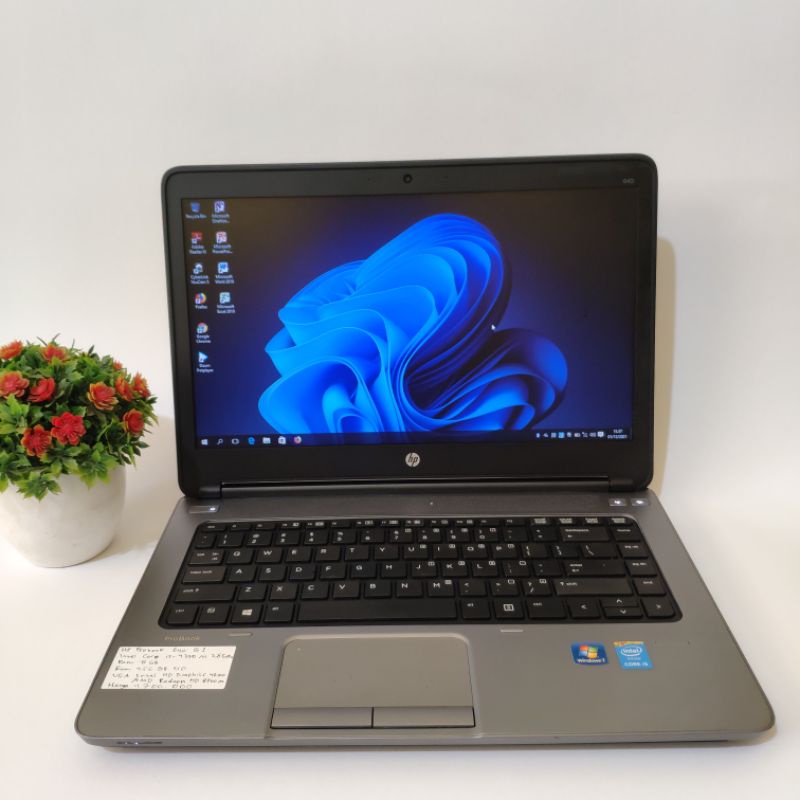 laptop gaming dan desain hp probook 640 - core i5 - dual vga AMD Radeon ssd 512gb