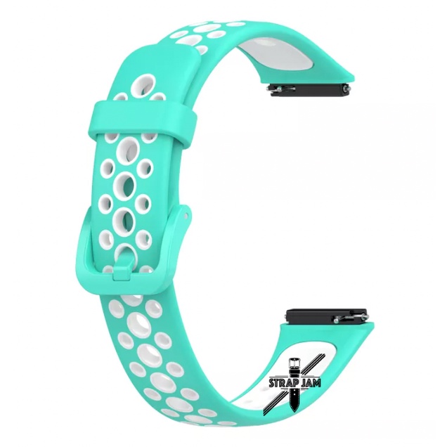 Tali Jam Tangan Huawei Band 7 - Strap Rubber Model Nike Sporty Silikon Breathable