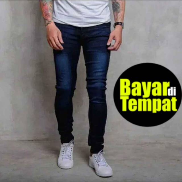 AIRBLACK DENIM TERLARIS / 784 VICTORY celana jeans 007 panjang skinny semi slimfit cowo / cowok /