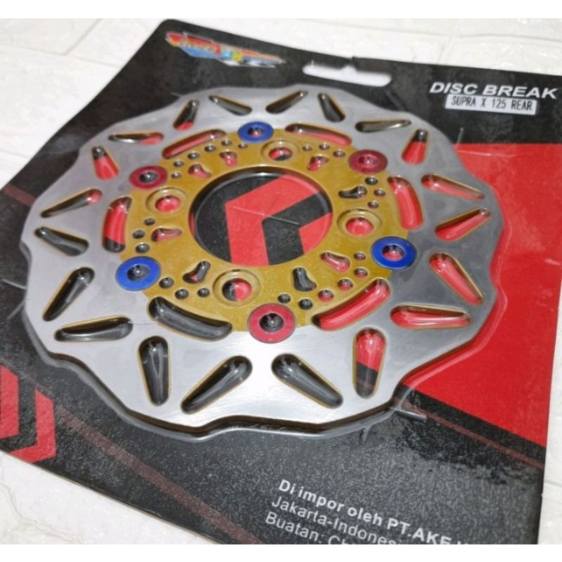 PIRINGAN DISC CAKRAM BELAKANG SUPRAX125 / BLADE NEW 125 FI / CS1 CS ONE / SONIC 150 / FROUTING GRIGI