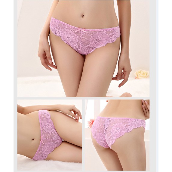 celana dalam Wanita sexy g string Lingerie Bahan Renda C070