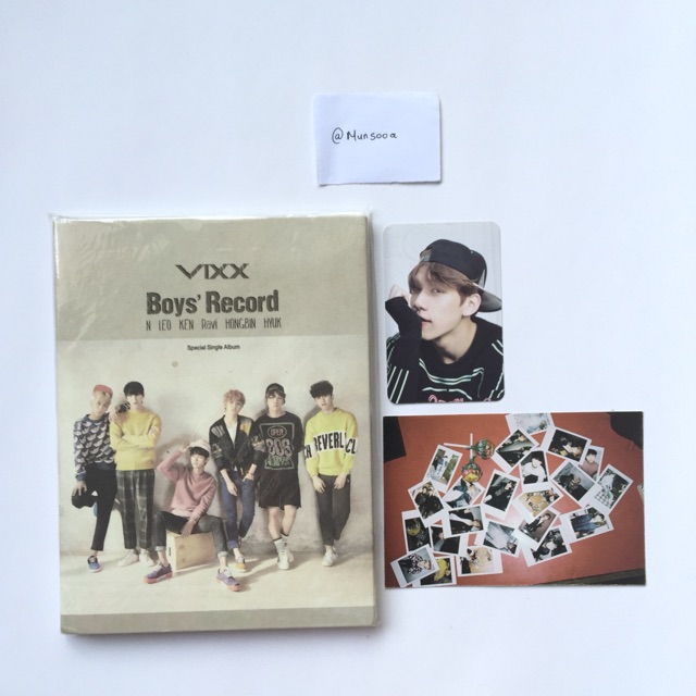 VIXX Boys' record & hyuk pc