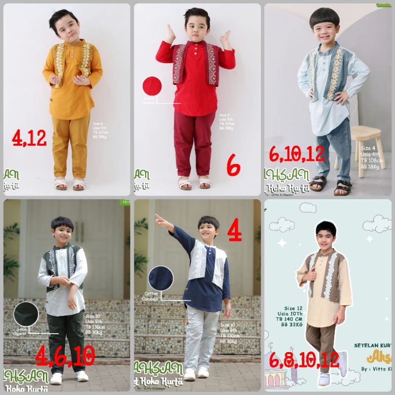 SETELAN KOKO ANAK KURTA AHSAN VITTO