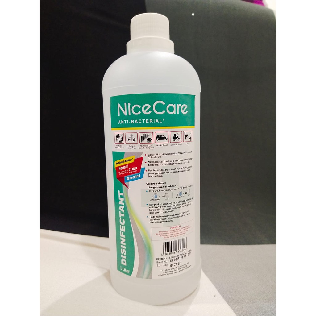 [GRAY.STORE 178] Nice Care Anti Bacterial Disinfectant 1 Liter - NCD