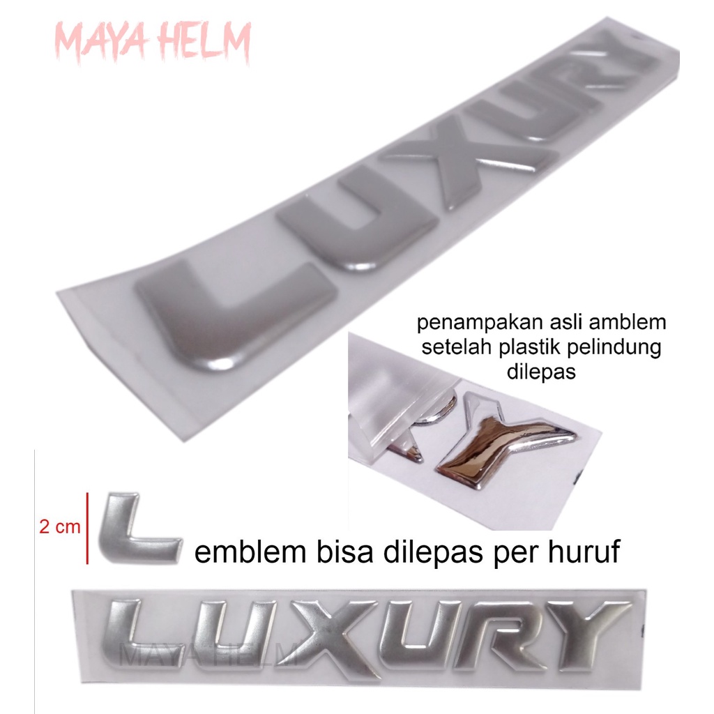 Emblem Logo Mobil Luxury Toyota Avanza Innova Veloz