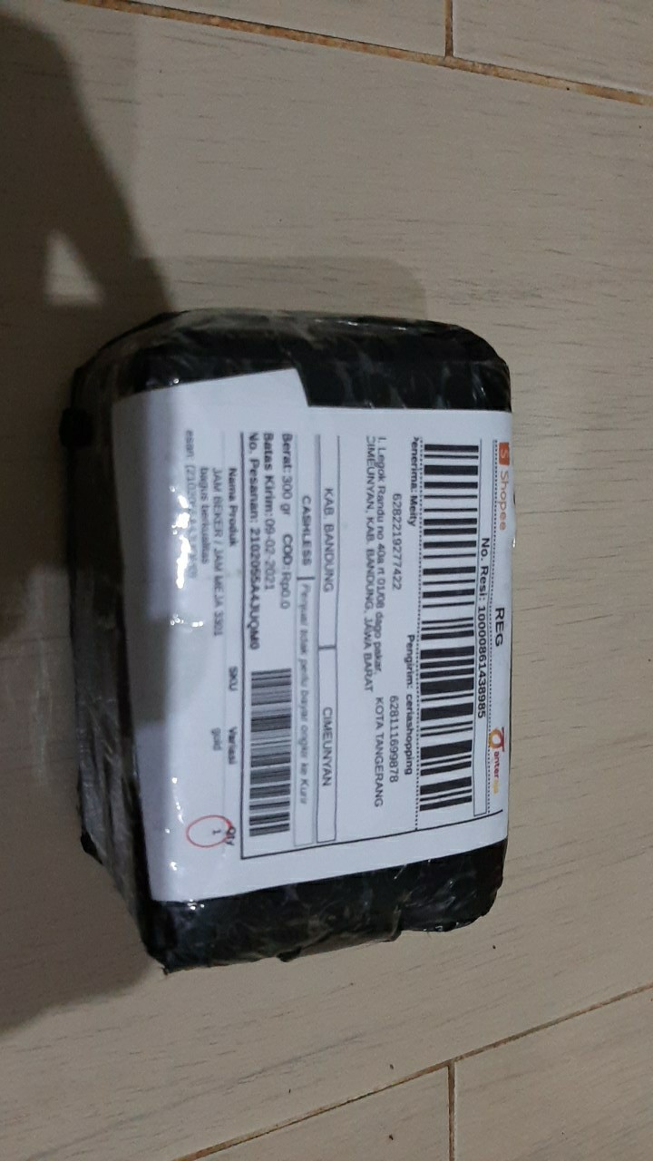 Jam Beker / Jam Meja 3301 Bagus Berkualitas