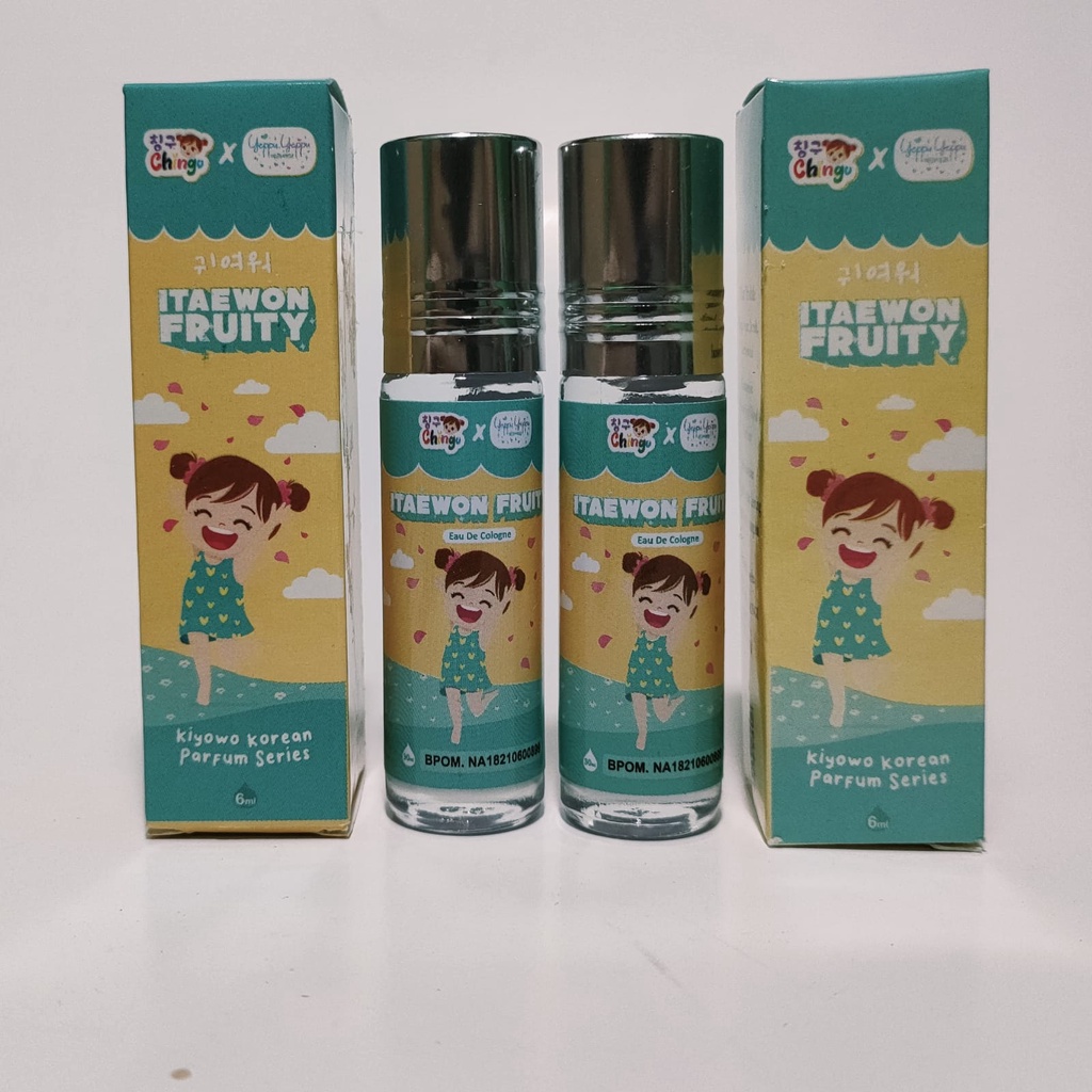 [FREE ONGKIR] Parfum Korean Series Yeppu Yeppu Itaewon Frutty by Kiyowo All Varian Lengkap