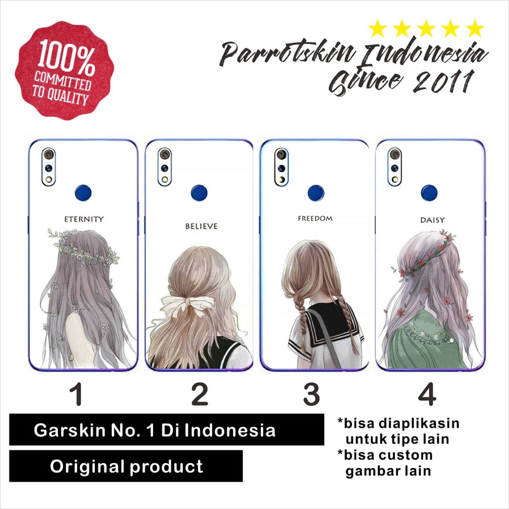 Garskin skin Samsung A3 A5 A6 A7 A8 A9 dll gilry back case sticker