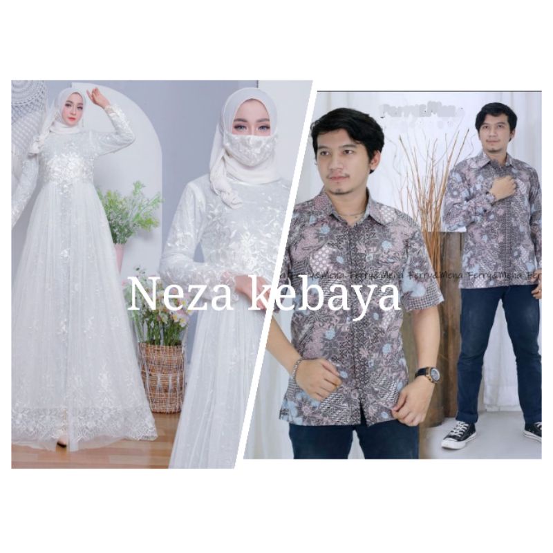 COUPLE GAMIS TULLE //COUPLE PESTA//GAMIS TERBARU