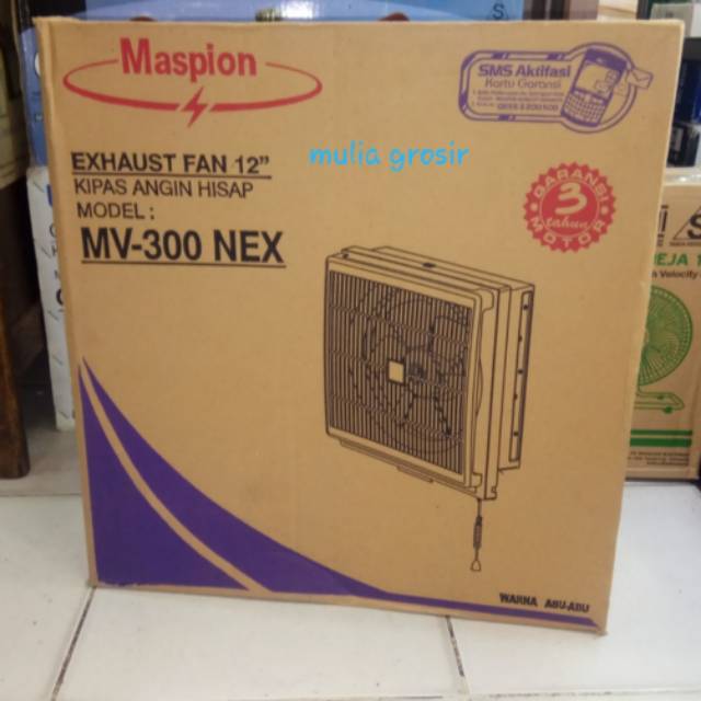 Exhaust Fan Maspion Tembok 12&quot; MV 300 NEX / Kipas Angin Hisap Maspion 12&quot;