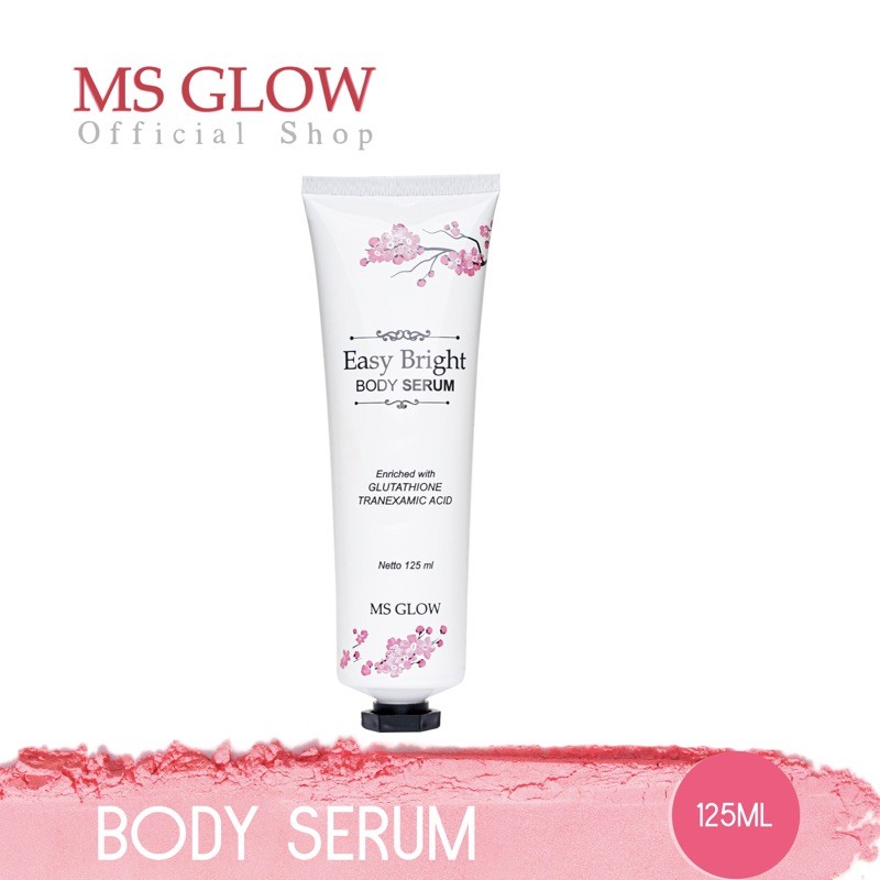 MS glow Easy Bright Body Serum | Shopee Indonesia